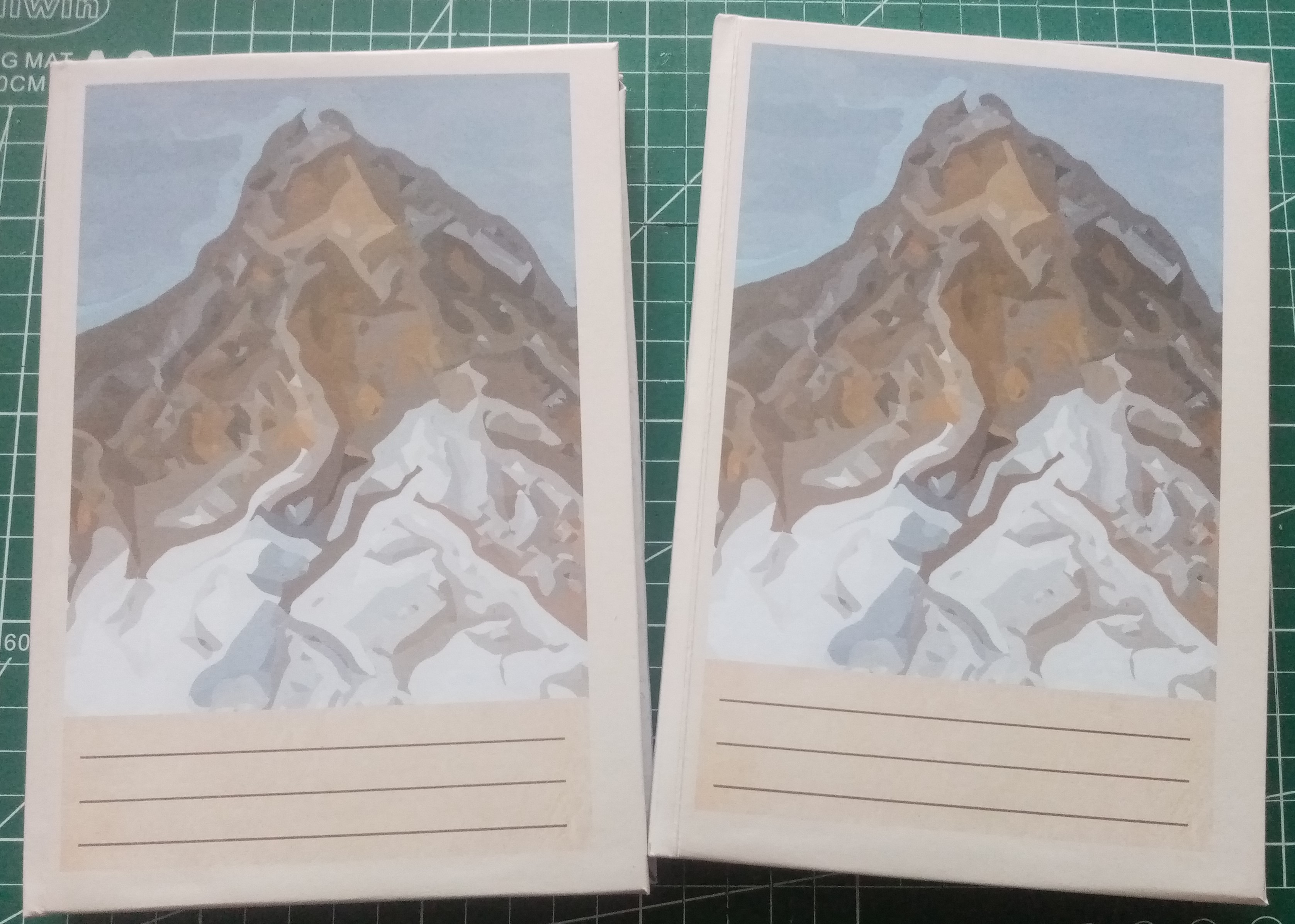 Mountain at a view Notebook